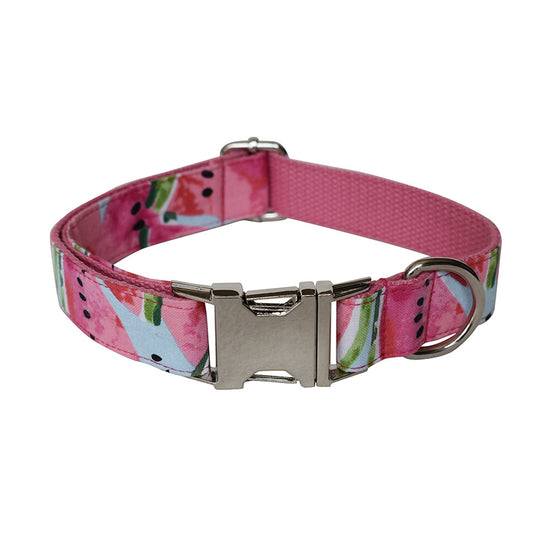 PelosettiShop watermelon dog collar and leash pet supplies