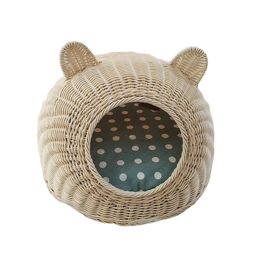 PelosettinShop Rattan Cat Litter Box Eco-Friendly