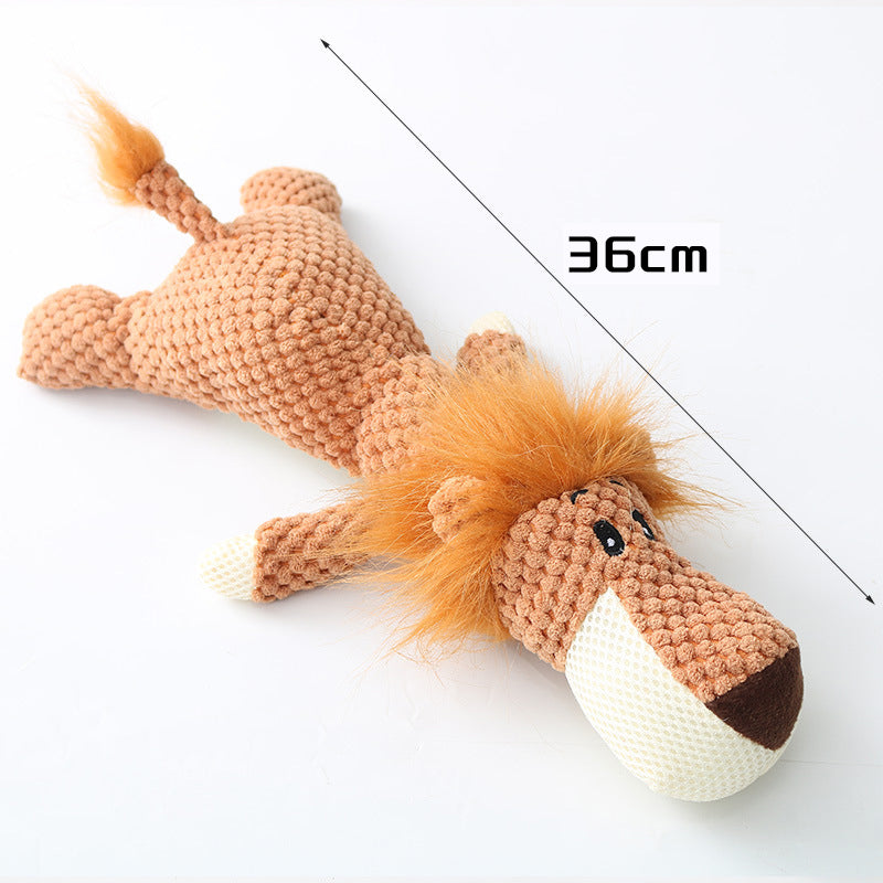 PelosettiShop Plush Cartoon Puppy Squeaky Dog Toy