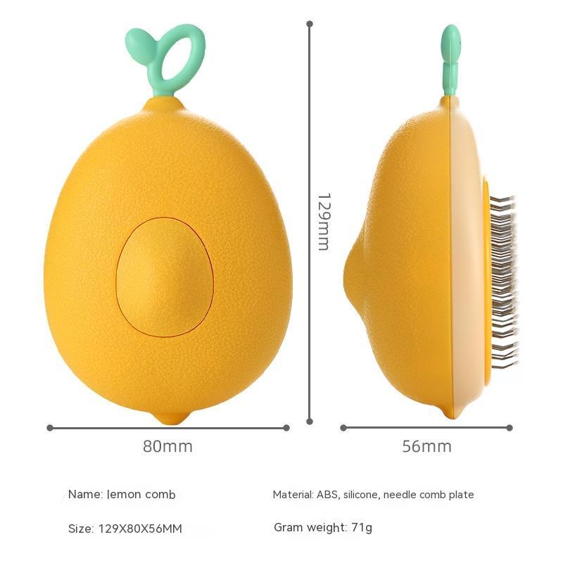 PelosettiShop avocado shaped pet grooming hair remover brush