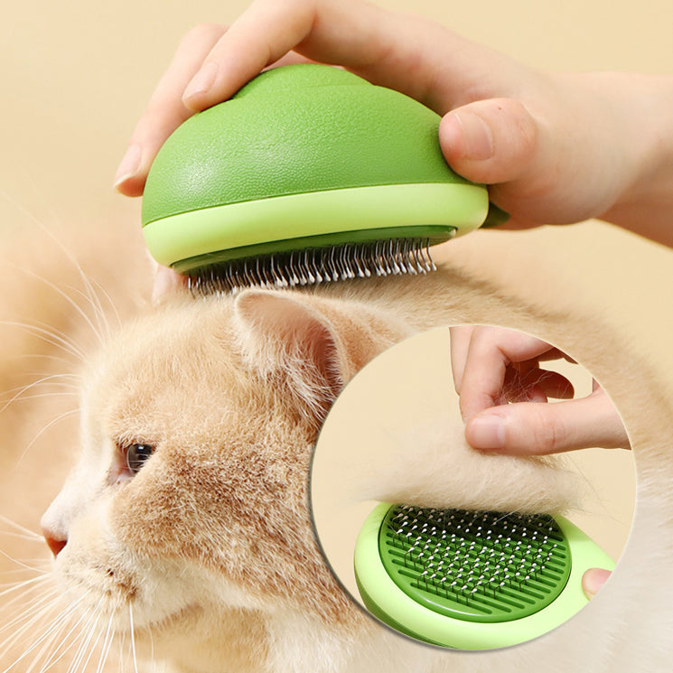 PelosettiShop avocado shaped pet grooming hair remover brush