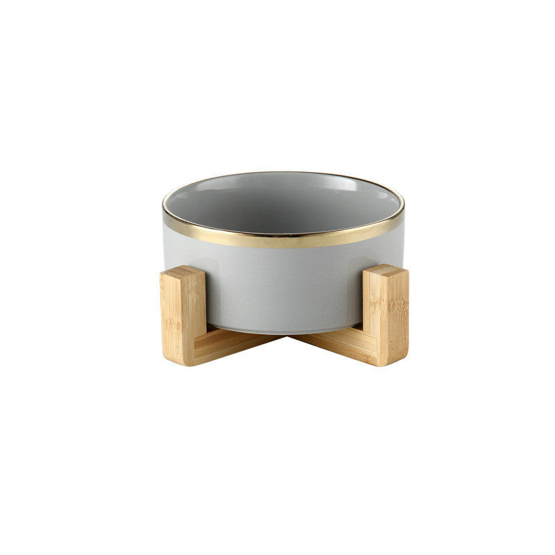 PelosettinShop Premium Ceramic Cat Food Bowl