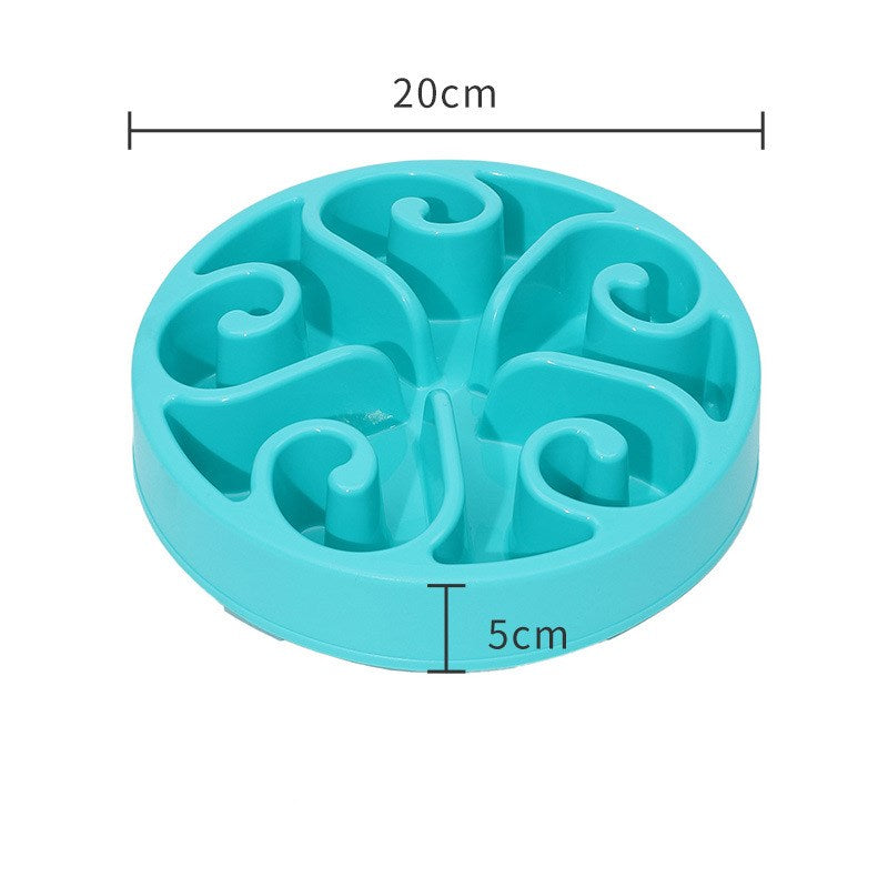 PelosettinShop Slow Feeding Choking Prevention Dog Bowl