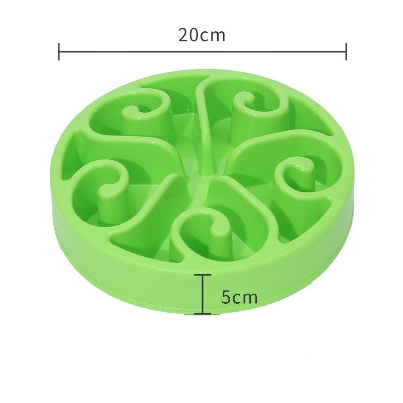 PelosettinShop Slow Feeding Choking Prevention Dog Bowl
