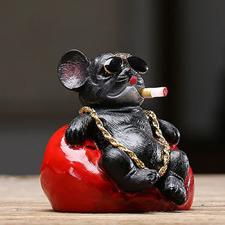 PelosettiShop creative society bully dog car ornament