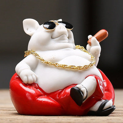 PelosettiShop creative society bully dog car ornament