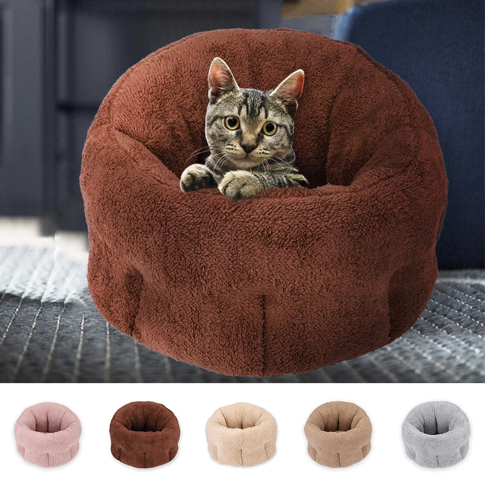 PelosettinShop Cotton Lint Dog and Cat Calming House Bed