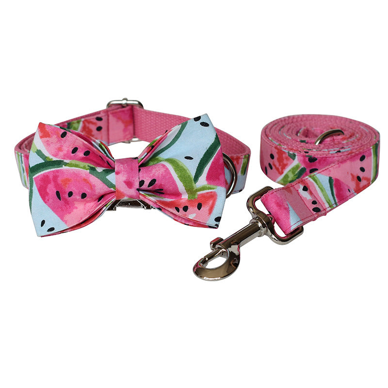 PelosettiShop watermelon dog collar and leash pet supplies
