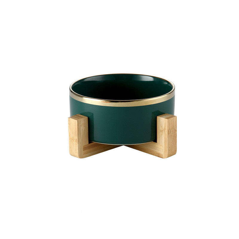 PelosettinShop Premium Ceramic Cat Food Bowl