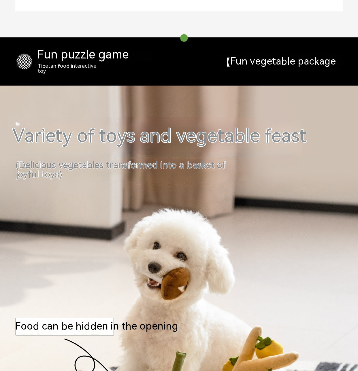 PelosettinShop Hidden Food Interactive Dog Educational Toy
