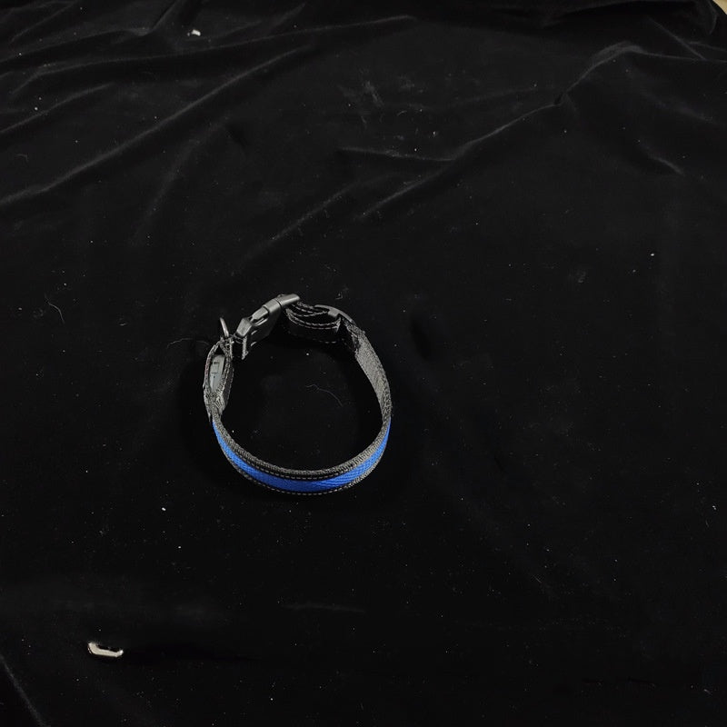 PelosettiShop usb charging portable led pet collar adjustable