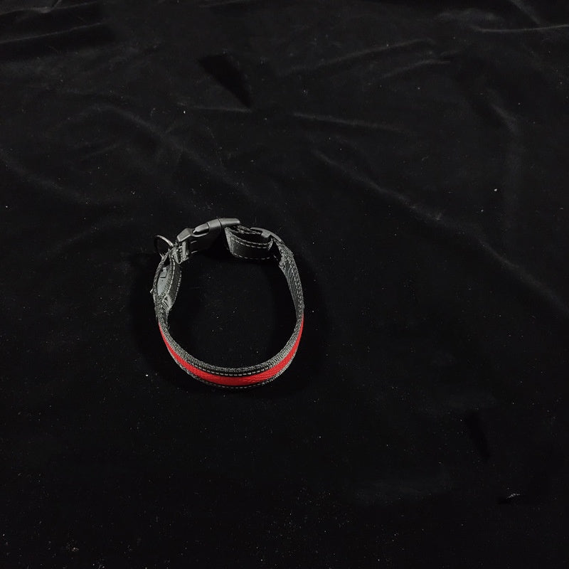 PelosettiShop usb charging portable led pet collar adjustable