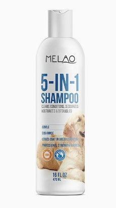 PelosettiShop 5-in-1 soft clean pet shampoo cats dogs 473ml