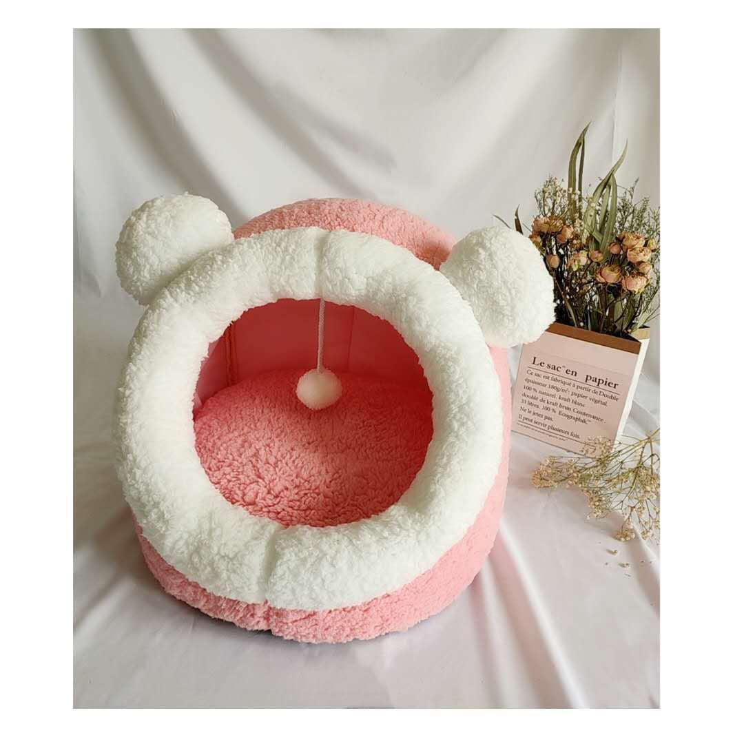 PelosettinShop Closed Cat Litter Kennel with Velvet