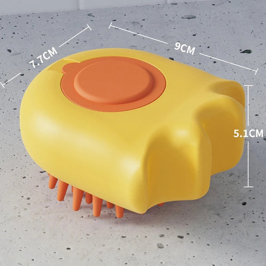 PelosettiShop pet bath brush massage comb with shampoo box