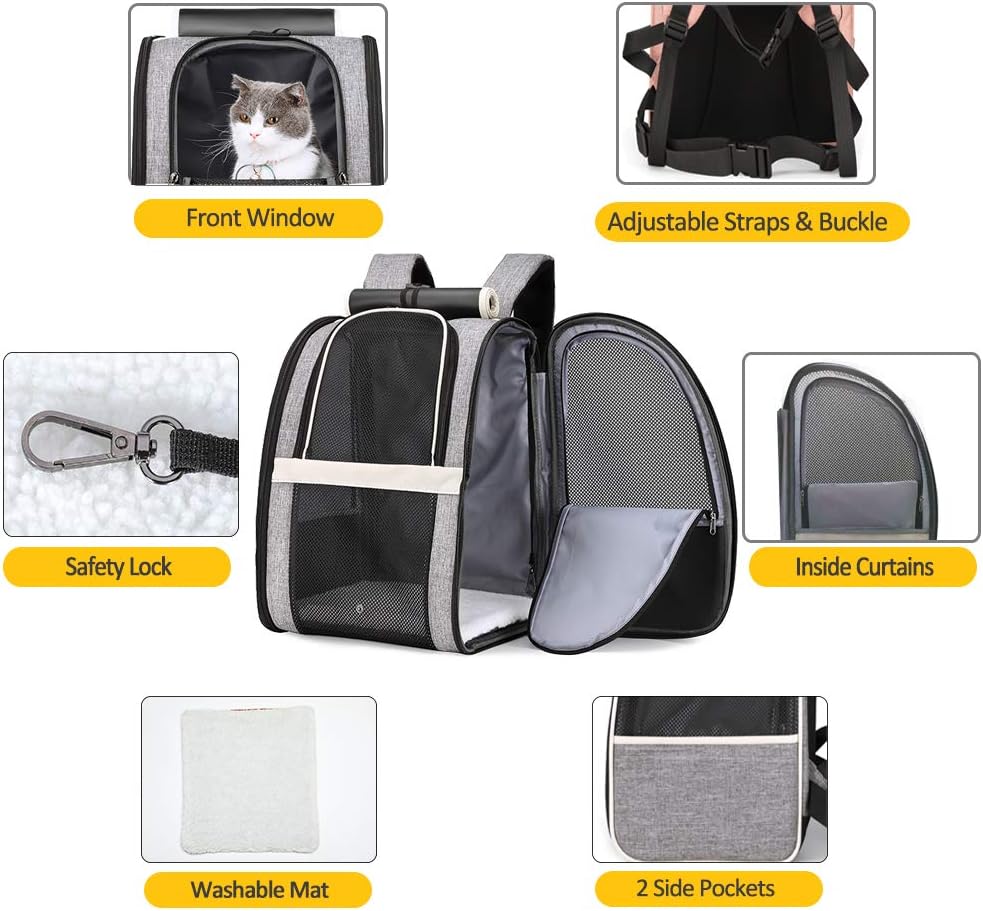PelosettinShop Bubble Backpack Pet Carrier for Cats Dogs