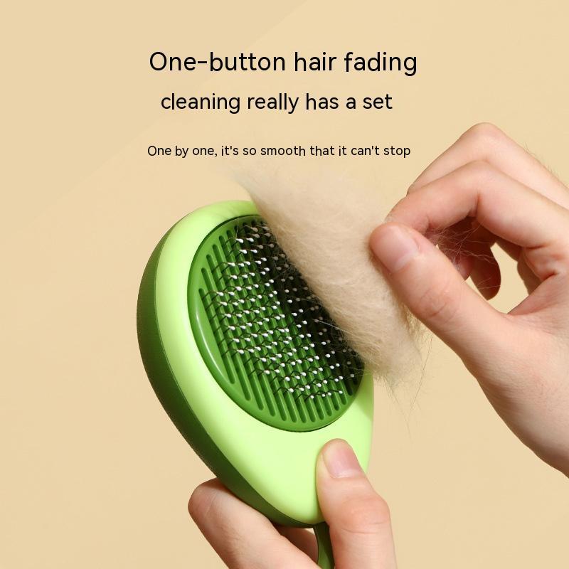 PelosettiShop avocado shaped pet grooming hair remover brush