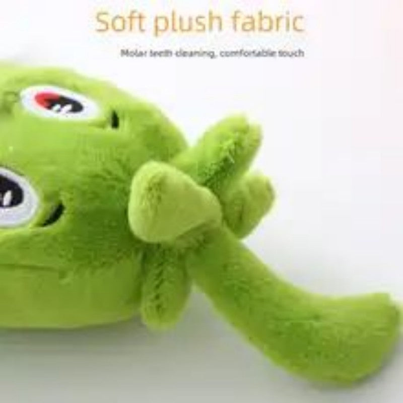 PelosettiShop plush vegetable squeaky chew dog toy