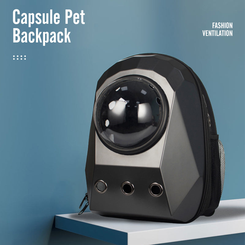 PelosettinShop Breathable Space Capsule Cat Carrier Backpack