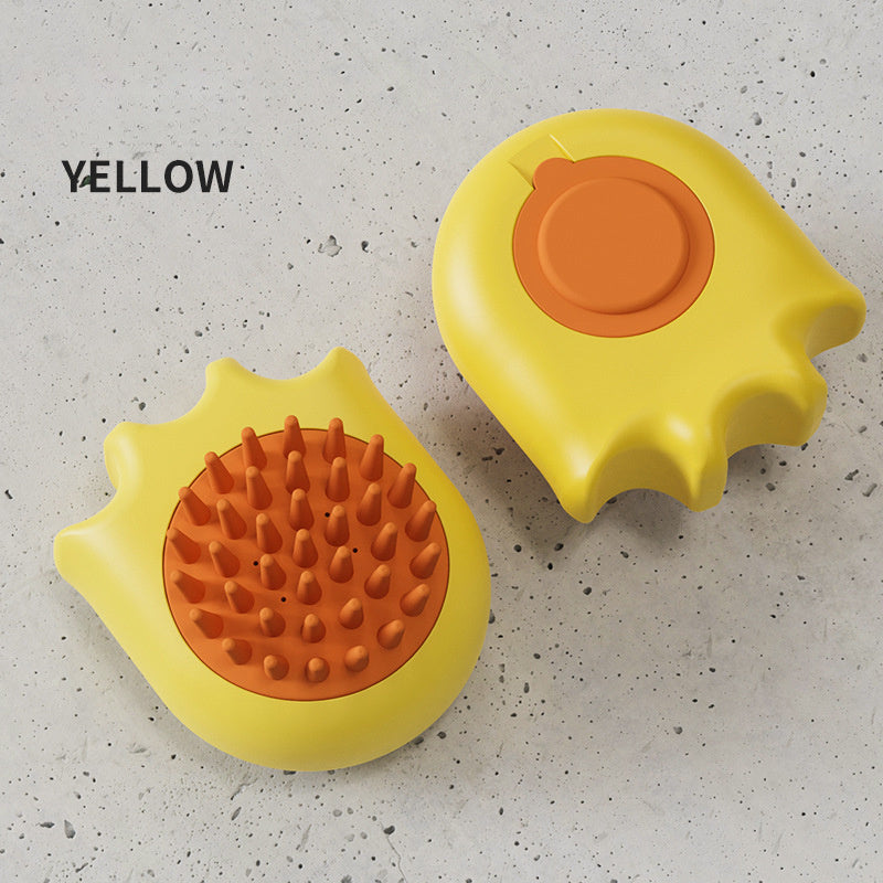 PelosettiShop pet bath brush massage comb with shampoo box