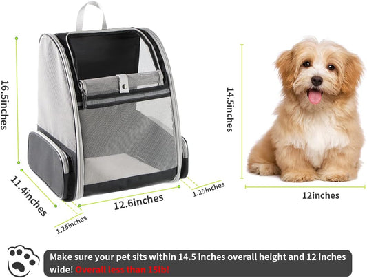 PelosettinShop Bubble Backpack Pet Carrier for Cats Dogs