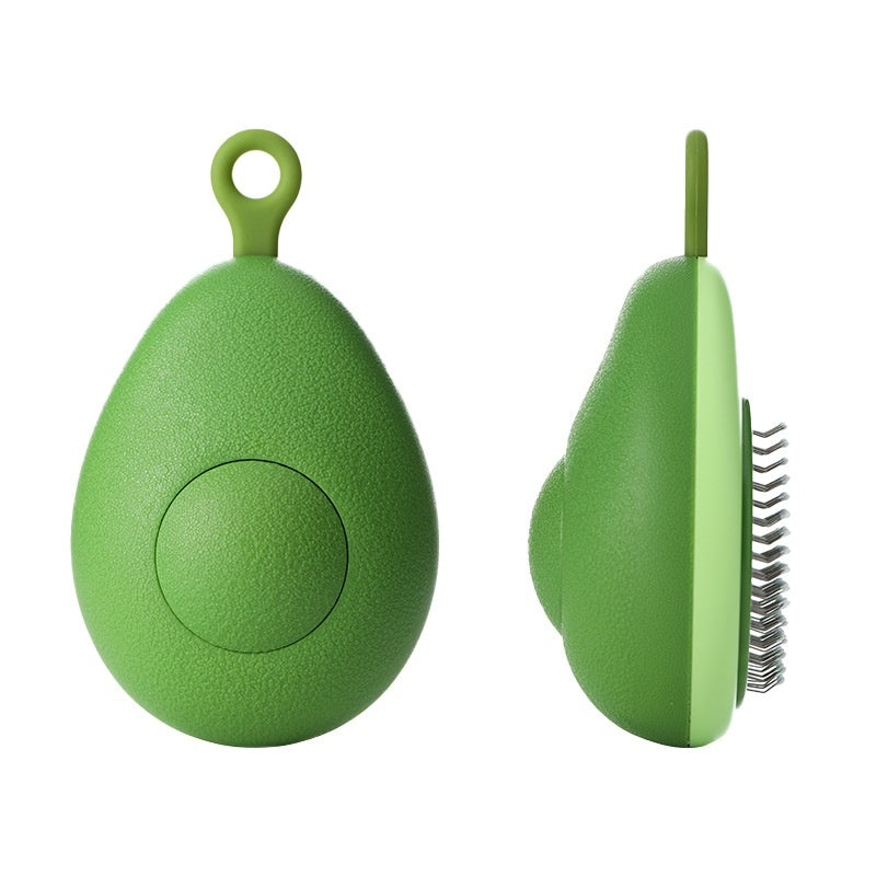 PelosettiShop avocado shaped pet grooming hair remover brush