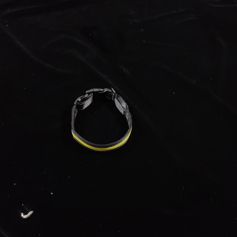 PelosettiShop usb charging portable led pet collar adjustable