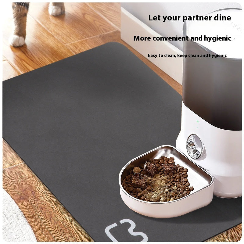 PelosettiShop minimalist water absorbing non slip pet feeding mat