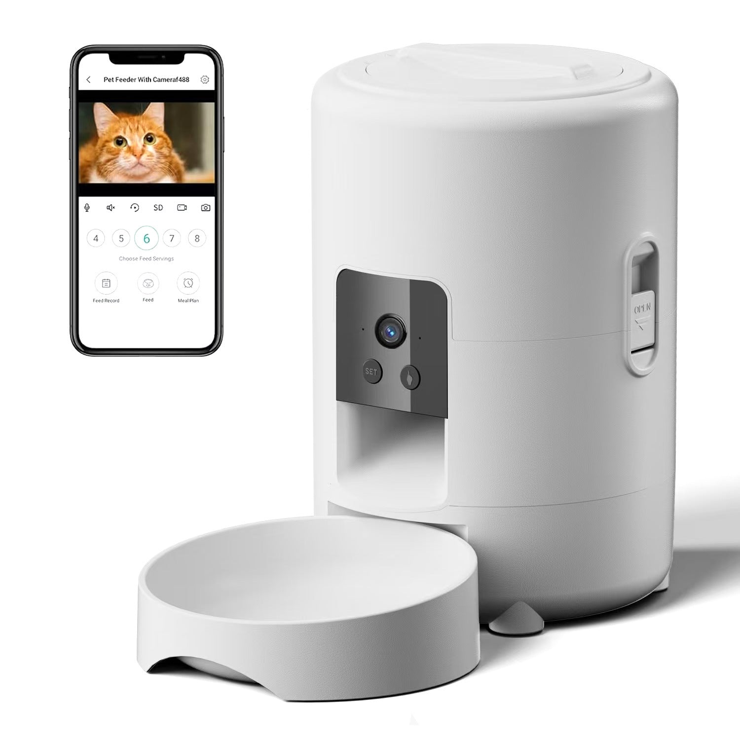 PelosettiShop smart wifi automatic pet feeder 2L