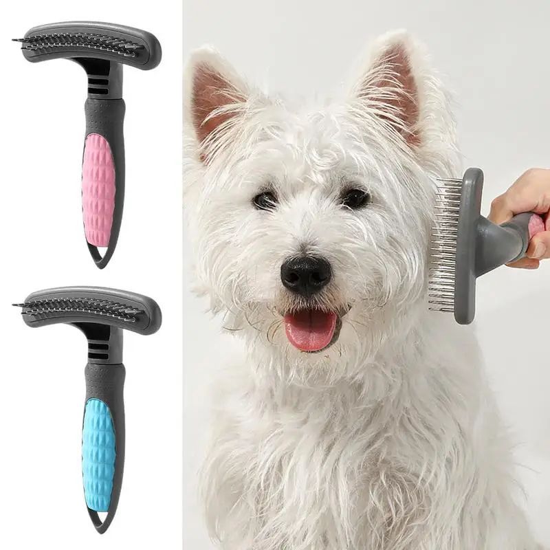 PelosettiShop pet grooming comb hair removal rustproof shedding brush